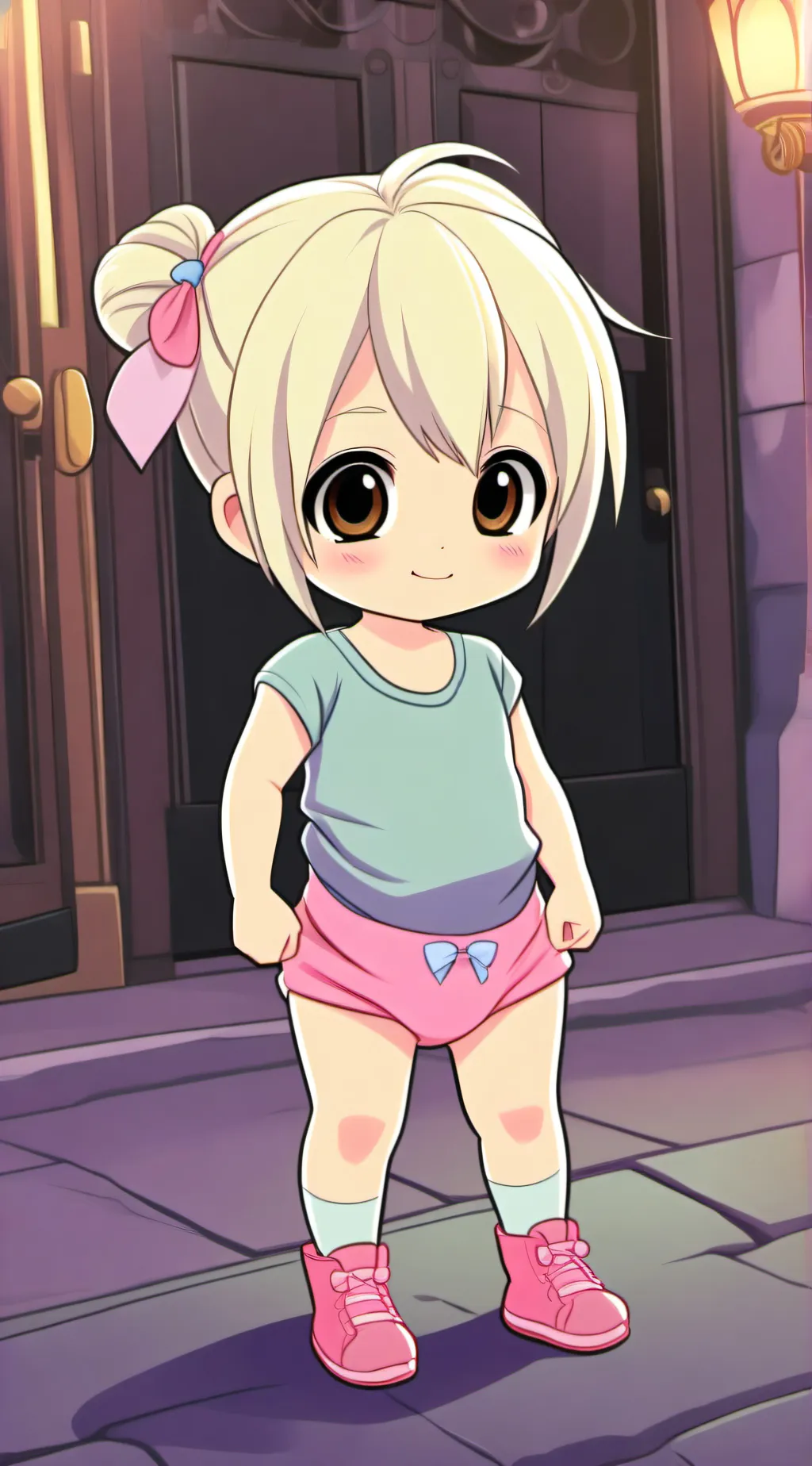ai character: Luna background