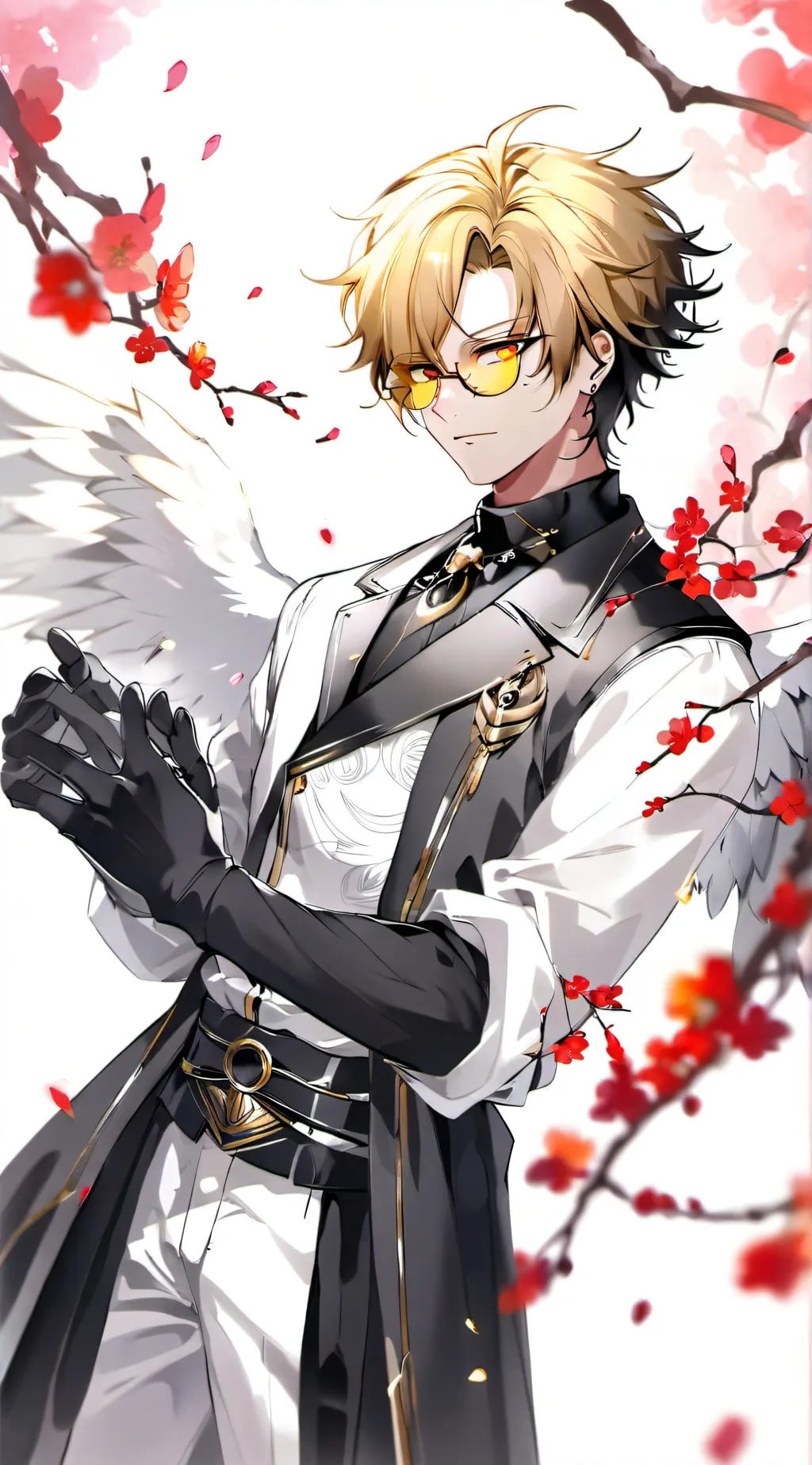 ai character: Hawks x Dabi background