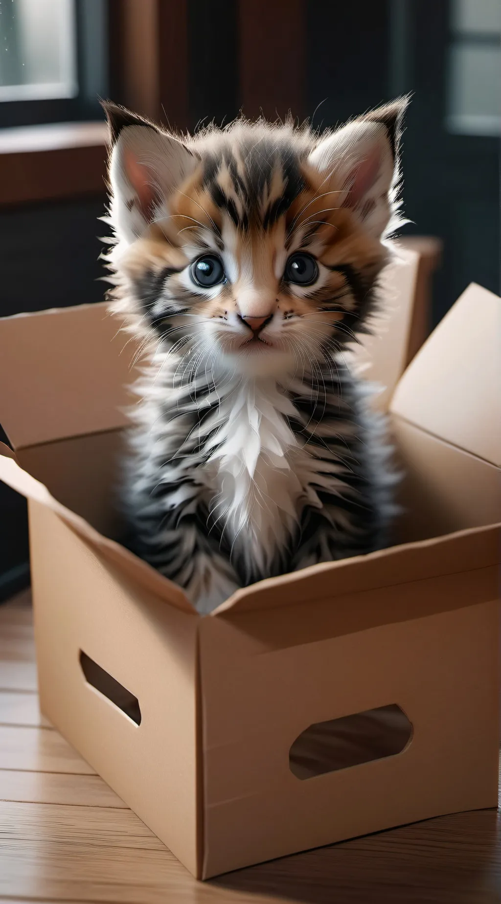 ai character: Kitten background