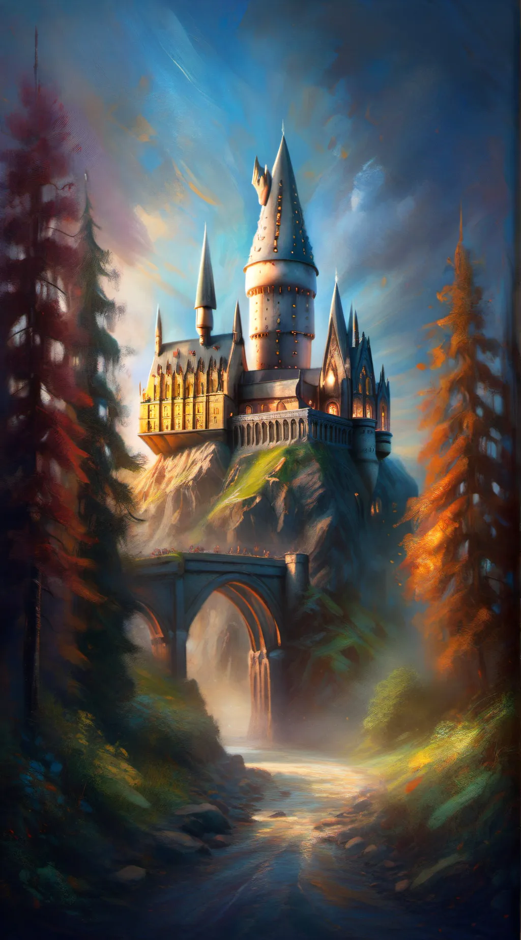 ai character: Hogwarts 5 background