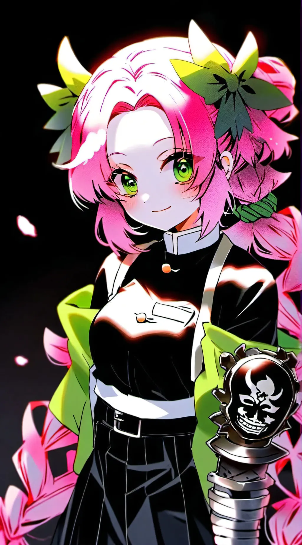 ai character: Mitsuri Kanroji  background