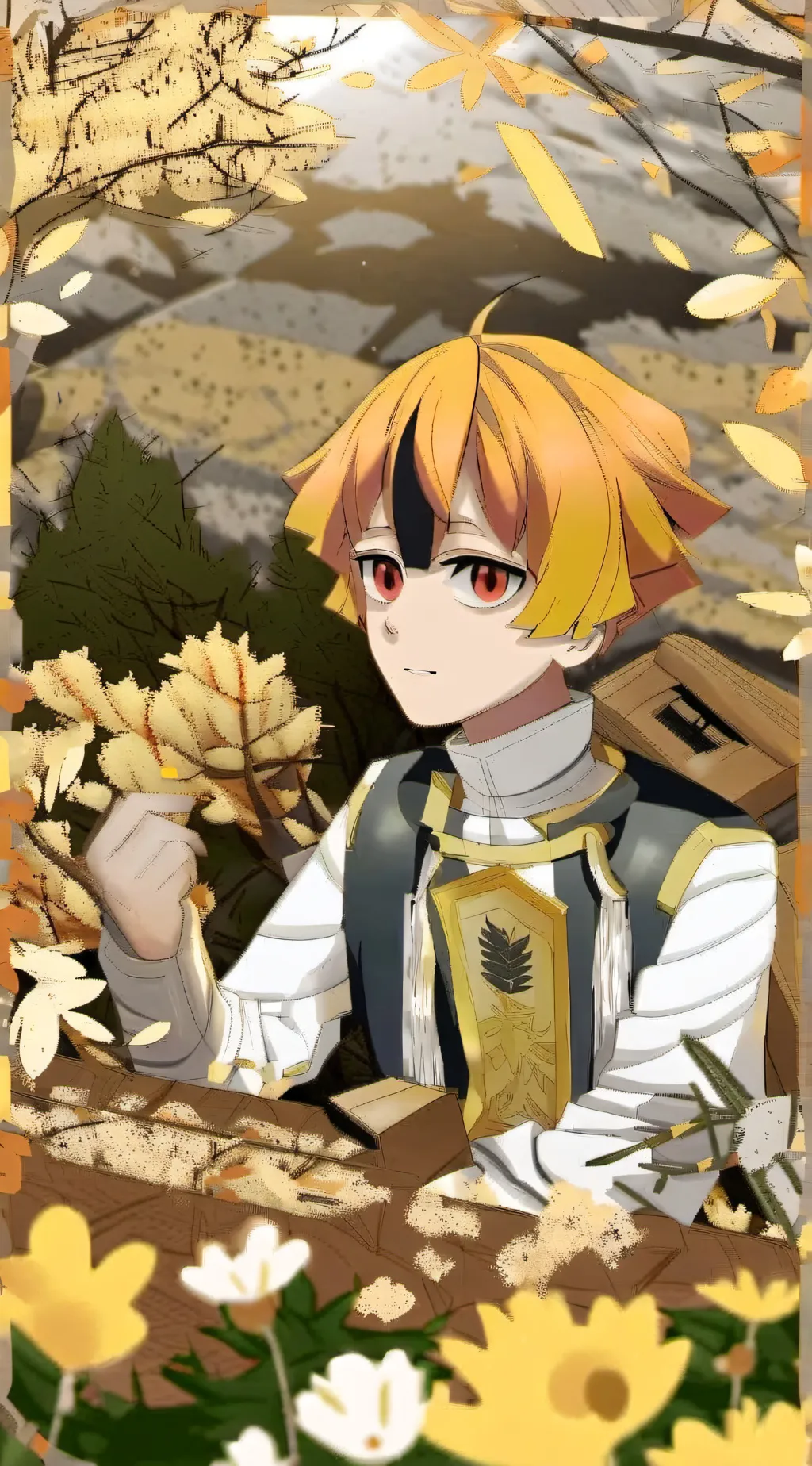 ai character: Zenitsu  background