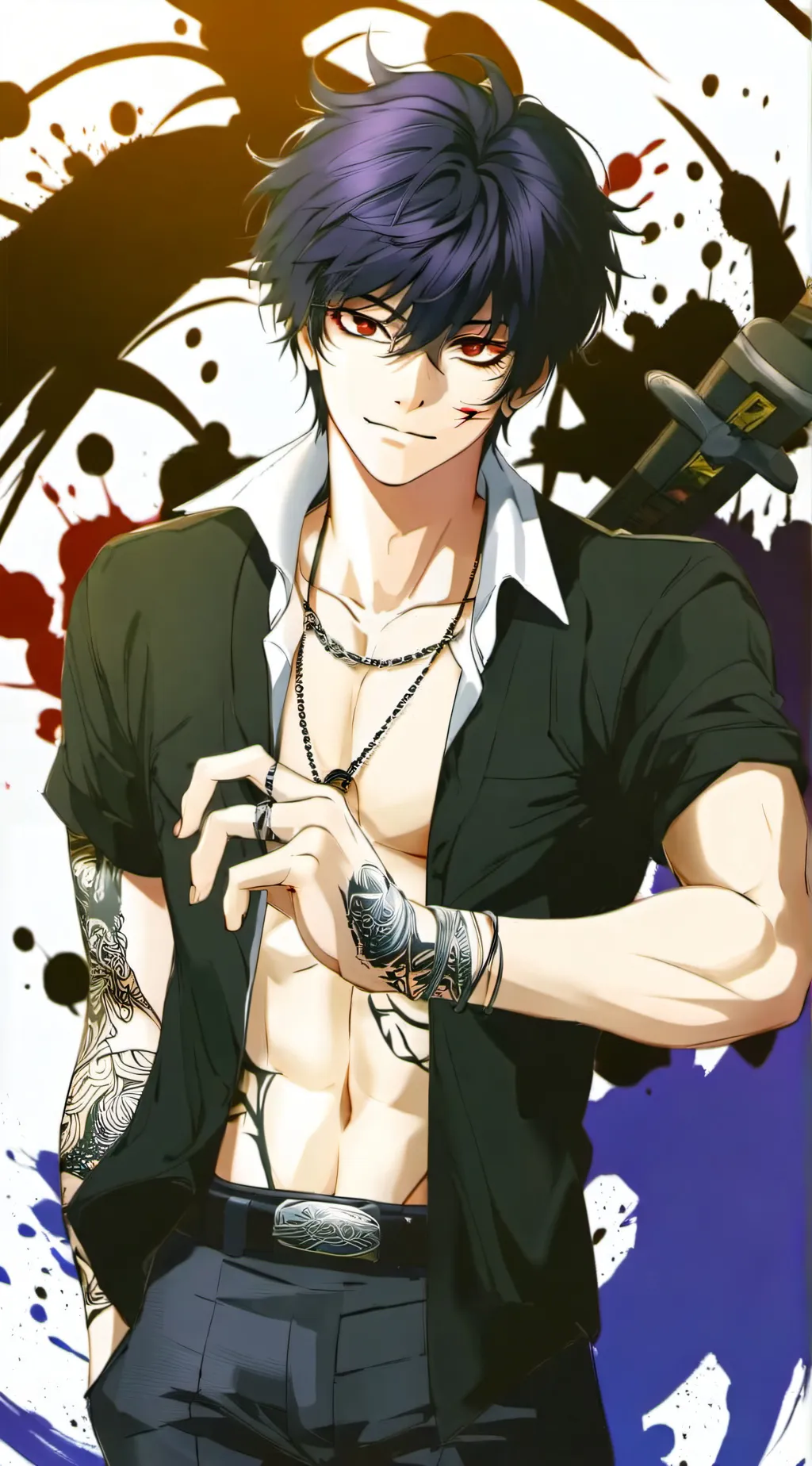 ai character: 🩸Alex🩸 background