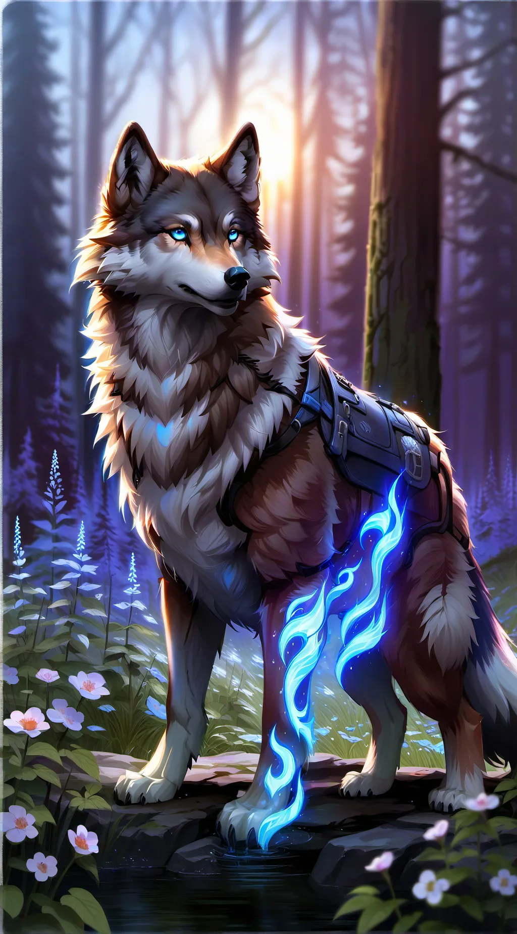 ai character: Wisp background