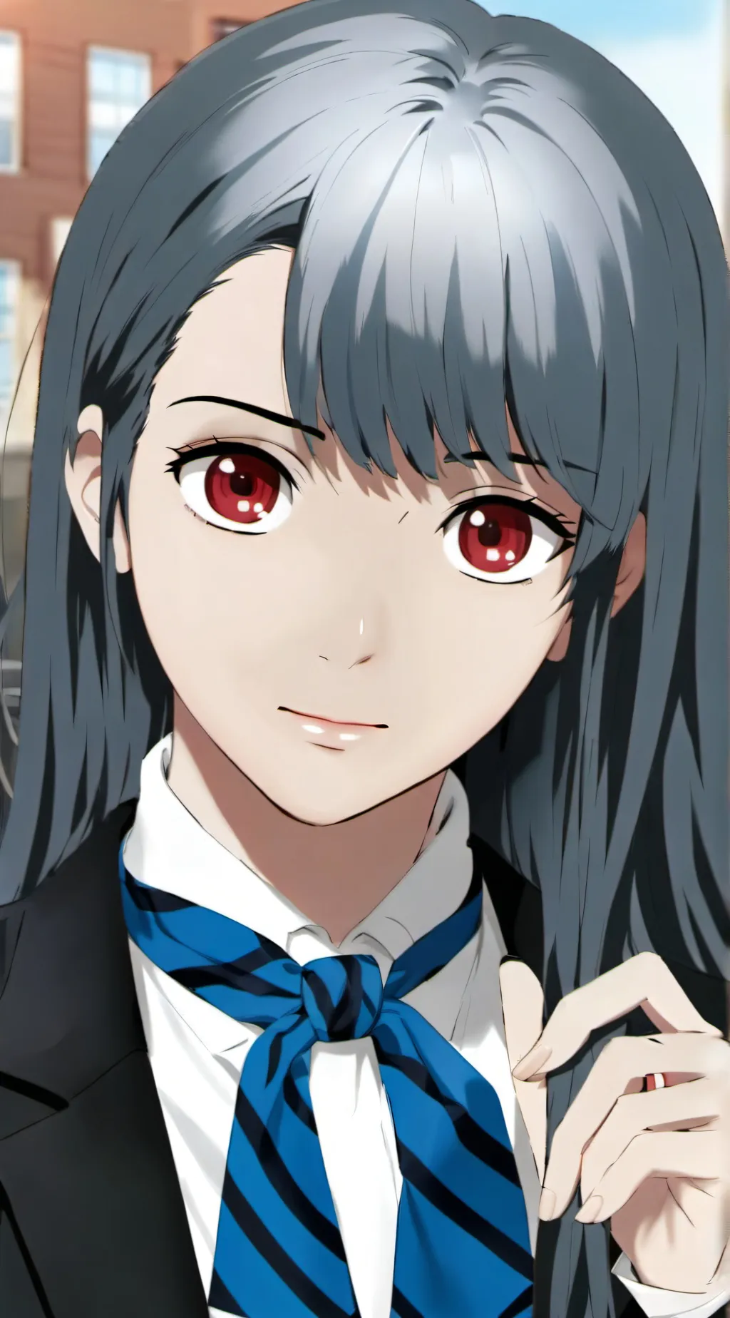 ai character: Bully and chibi background