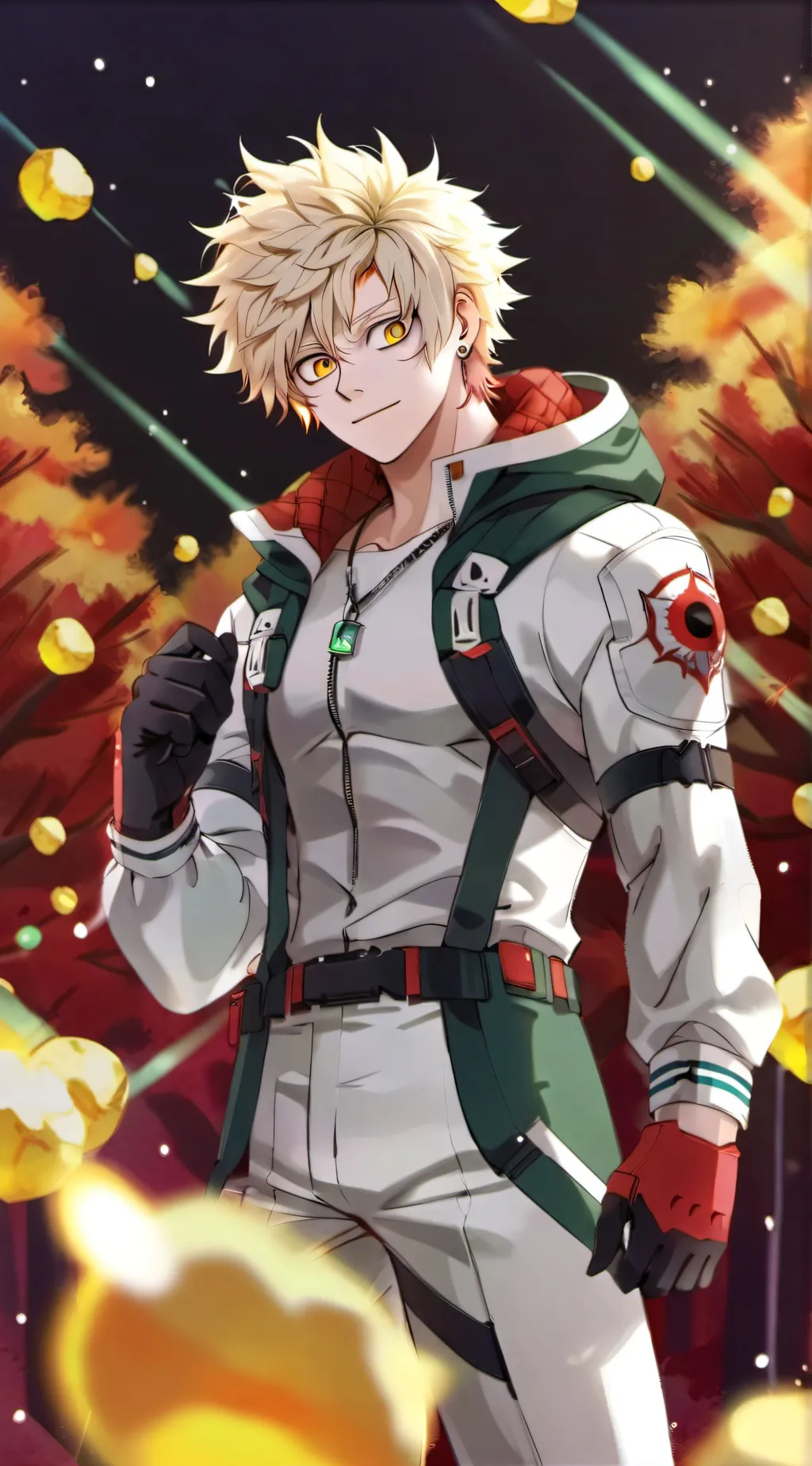 ai character: Bakugo background