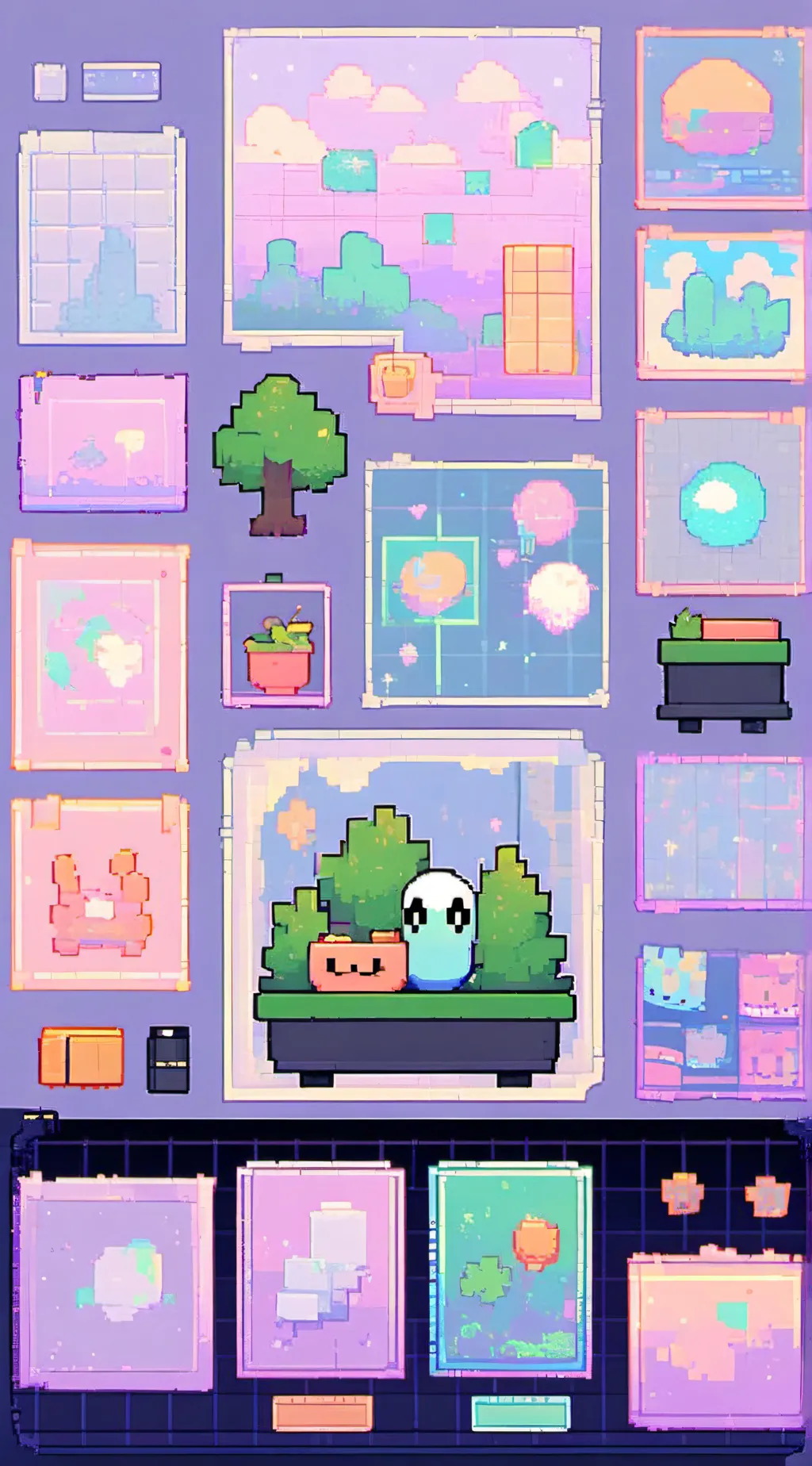 ai character: BFDI group chat background