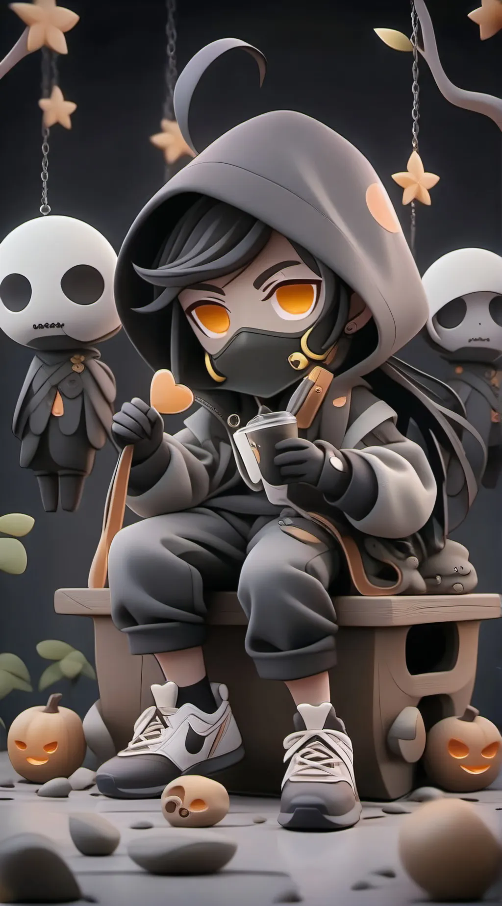 ai character: titan trio... background