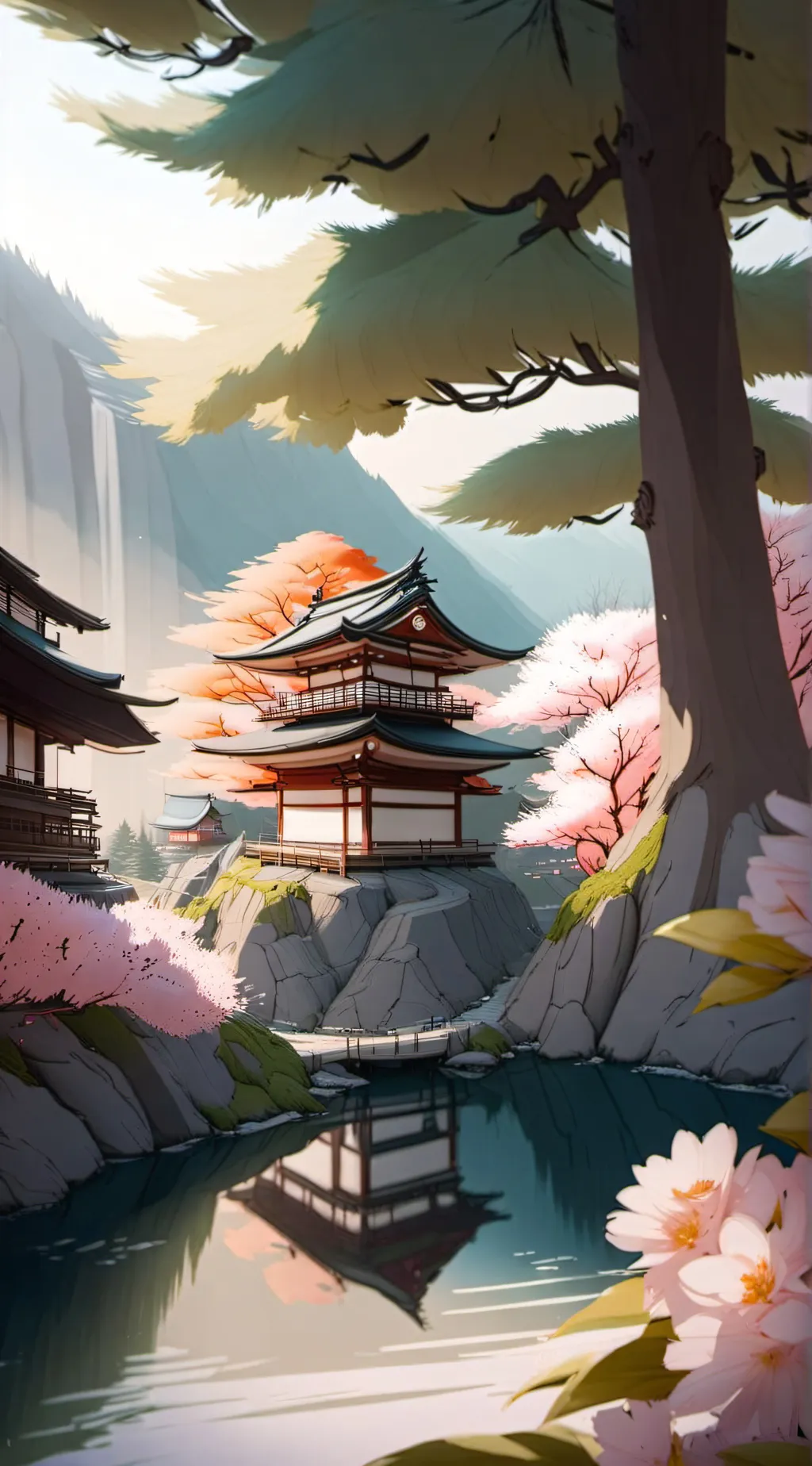 ai character: L.O.V🌌✨⛩ background