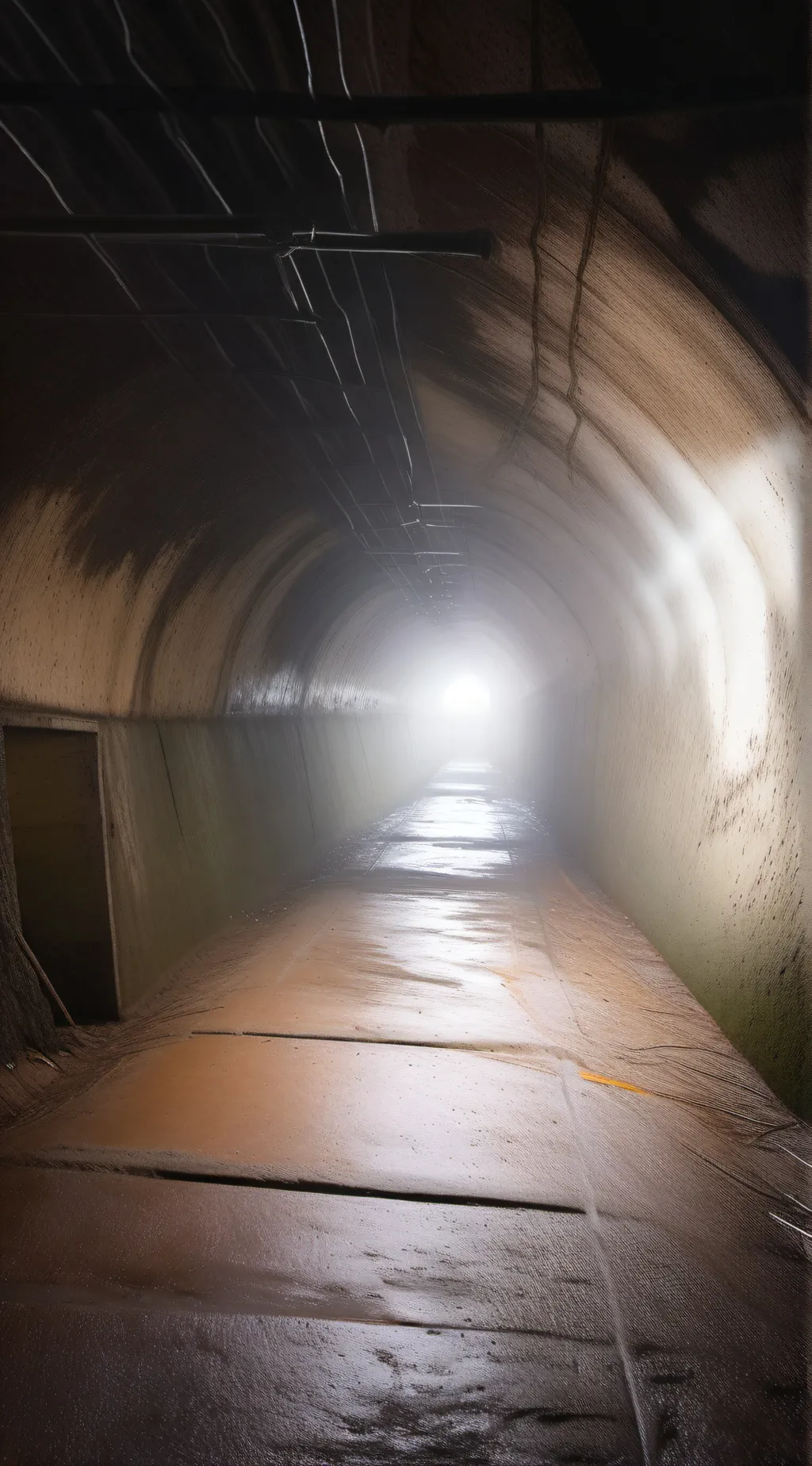 ai character: dark ass tunnel background