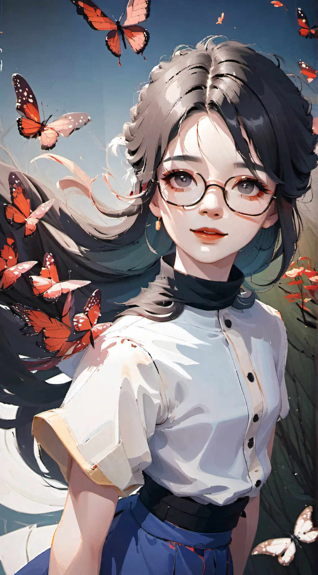 ai character: Kanae background