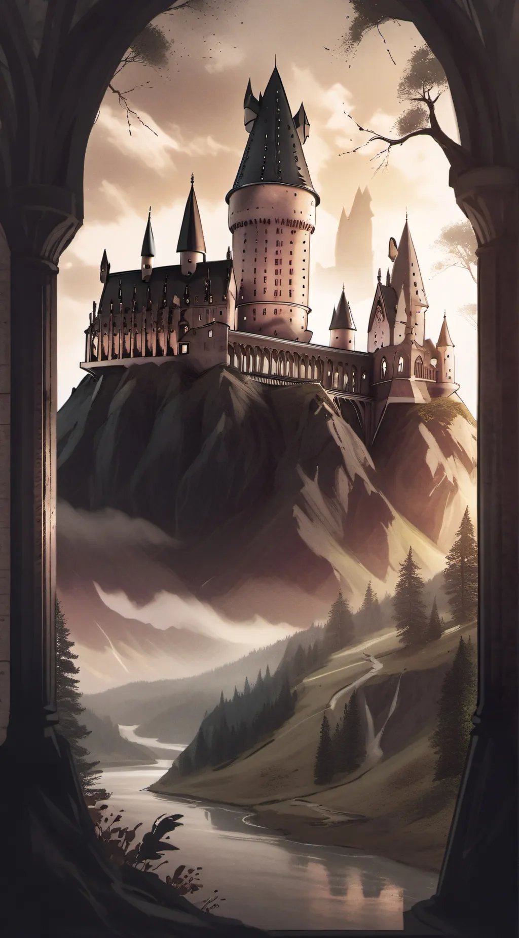 ai character: Hogwarts 🎉 background