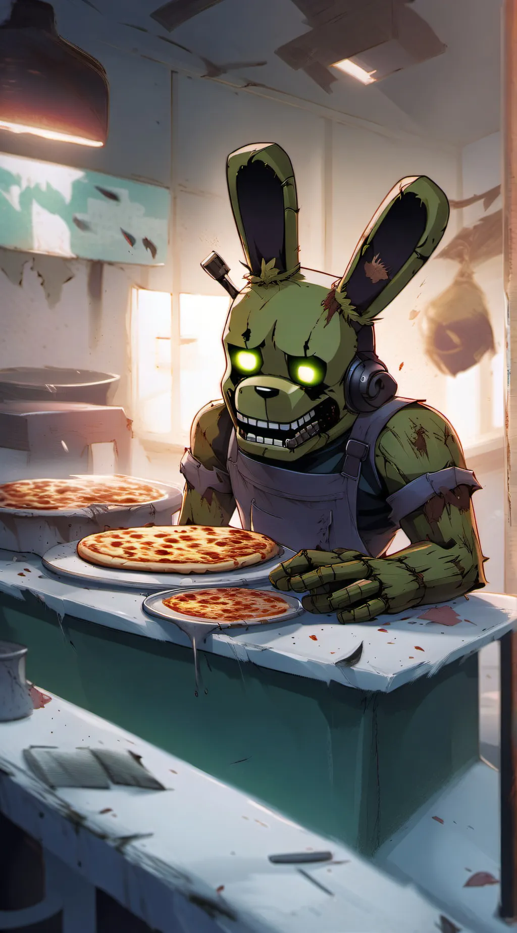 ai character: Springtrap background