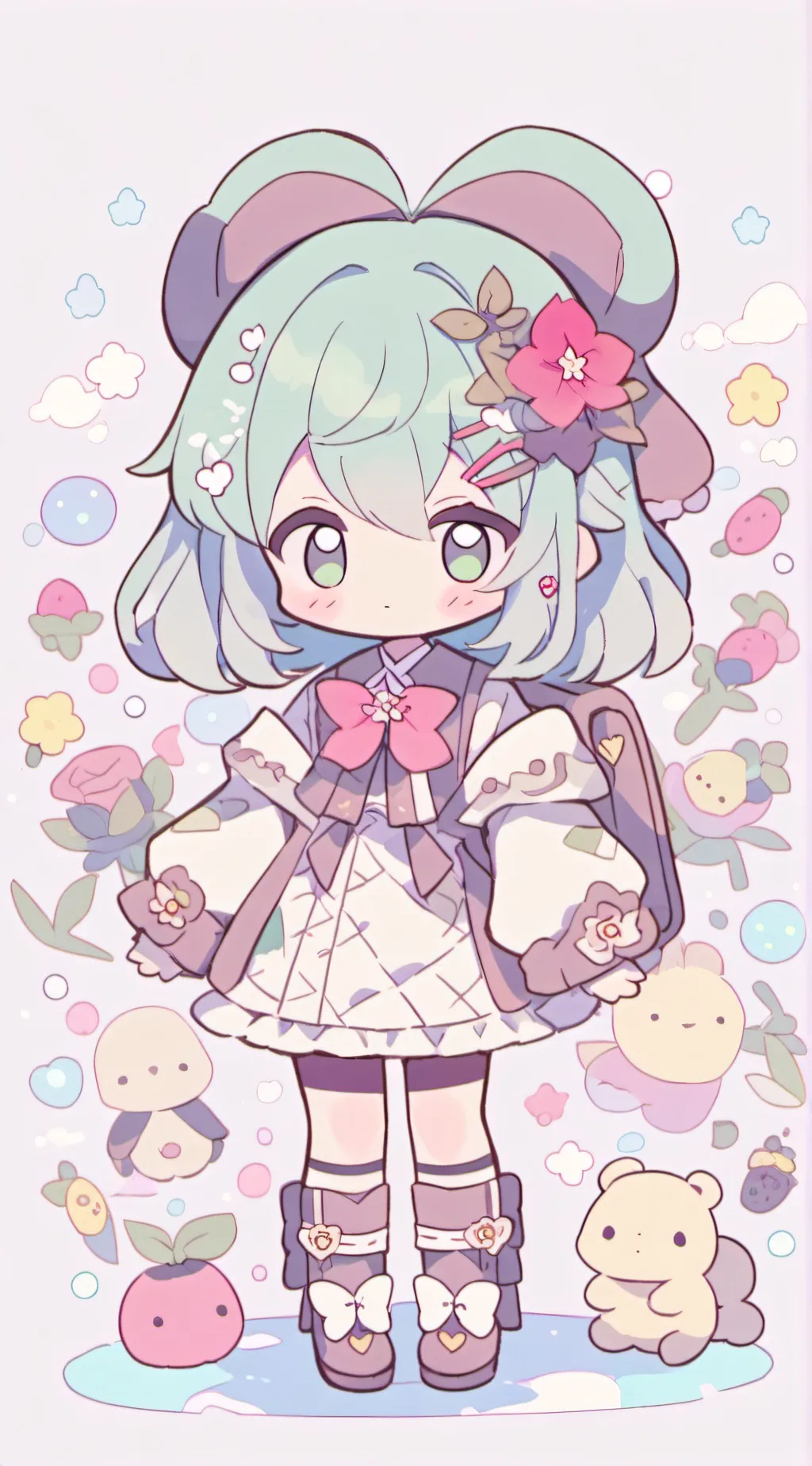 ai character: Lily background