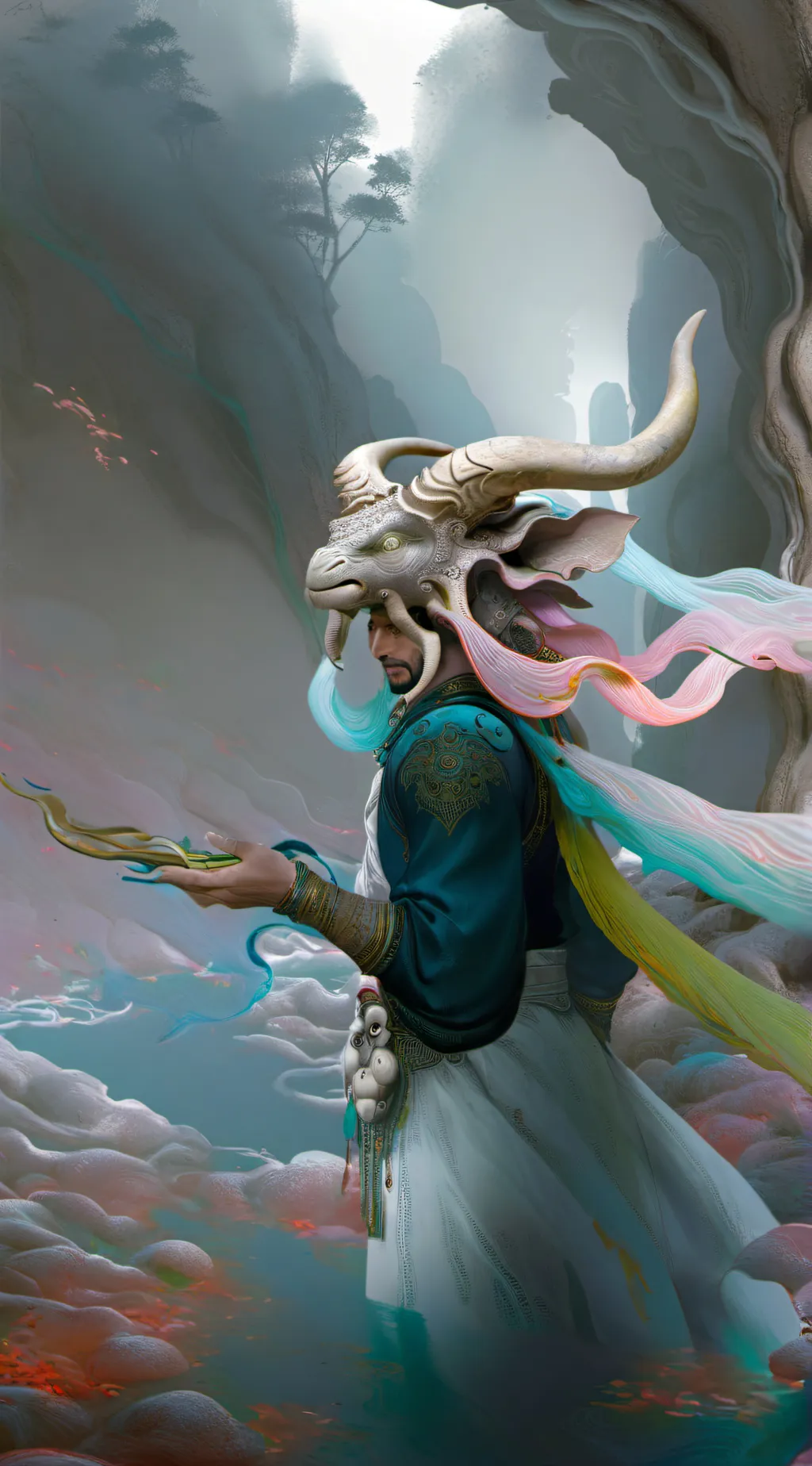 ai character: the goat background