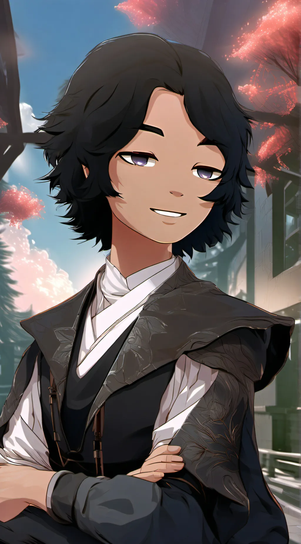 ai character: Asmo background
