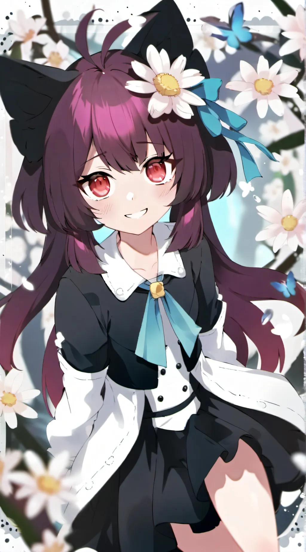 ai character: Heather  background