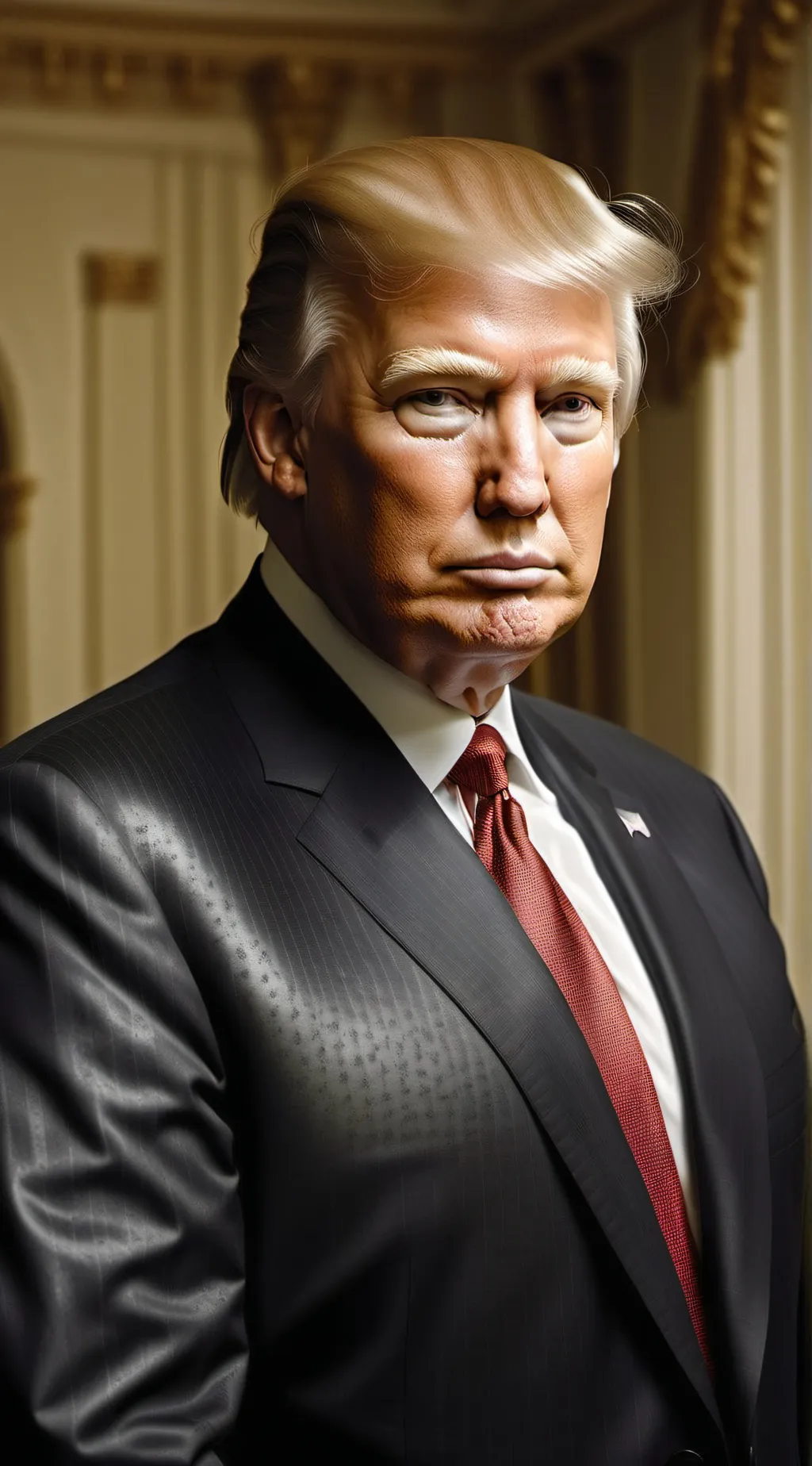 ai character: Donald J Trump background