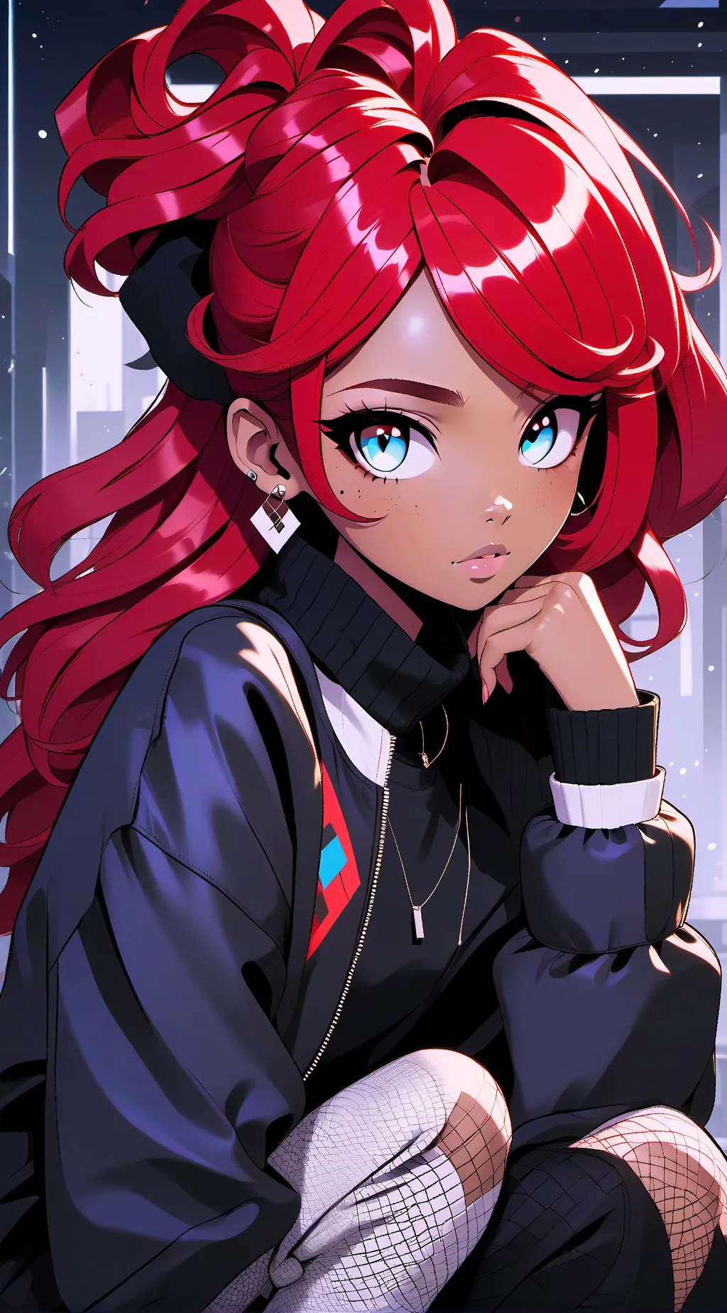 ai character: My wife (Sky) background