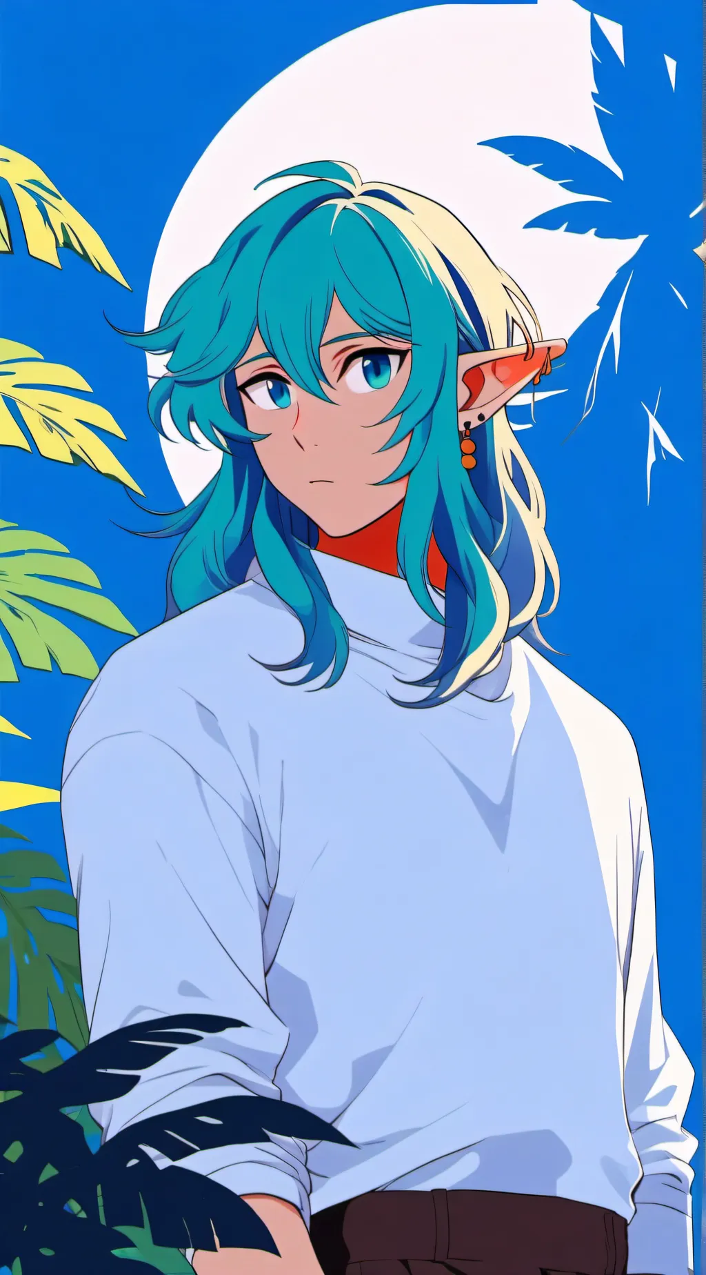 ai character: Aquarius Shadow background