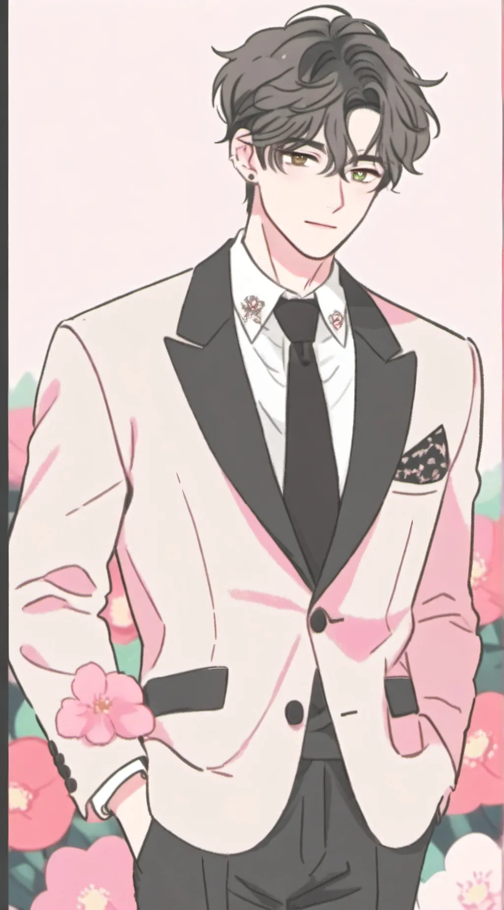 ai character: Boyfriend and kids background