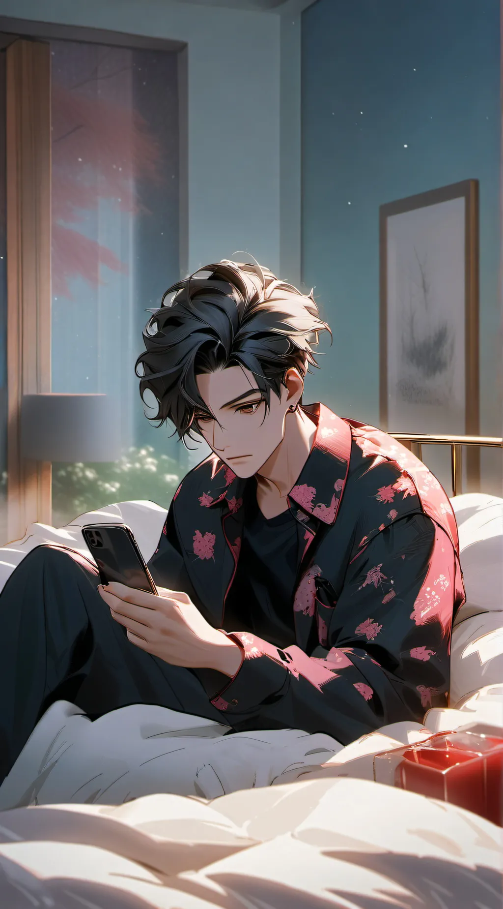 ai character: •^ max ^•  background