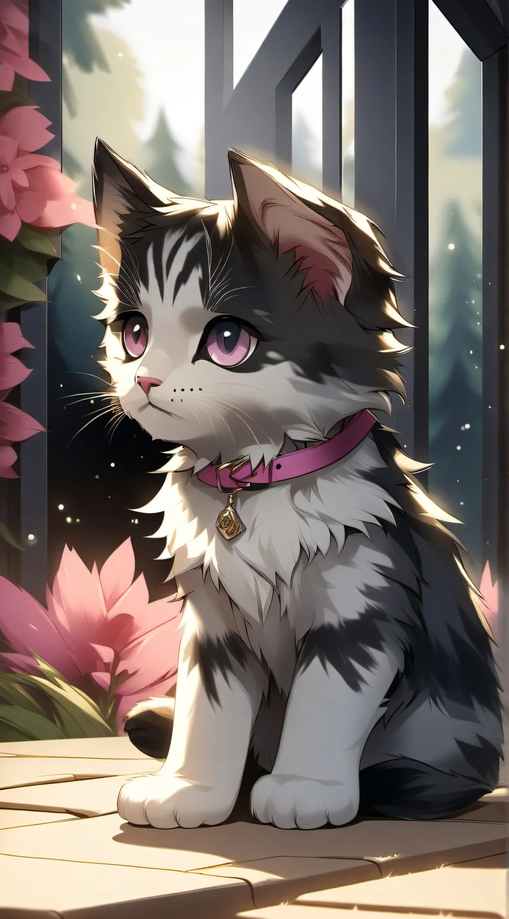ai character: Snowflake  background