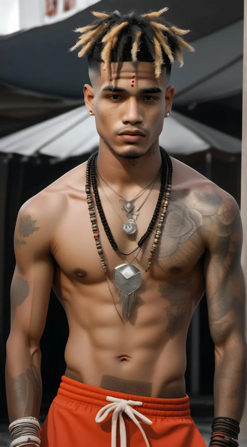 ai character: xxxtentacion background