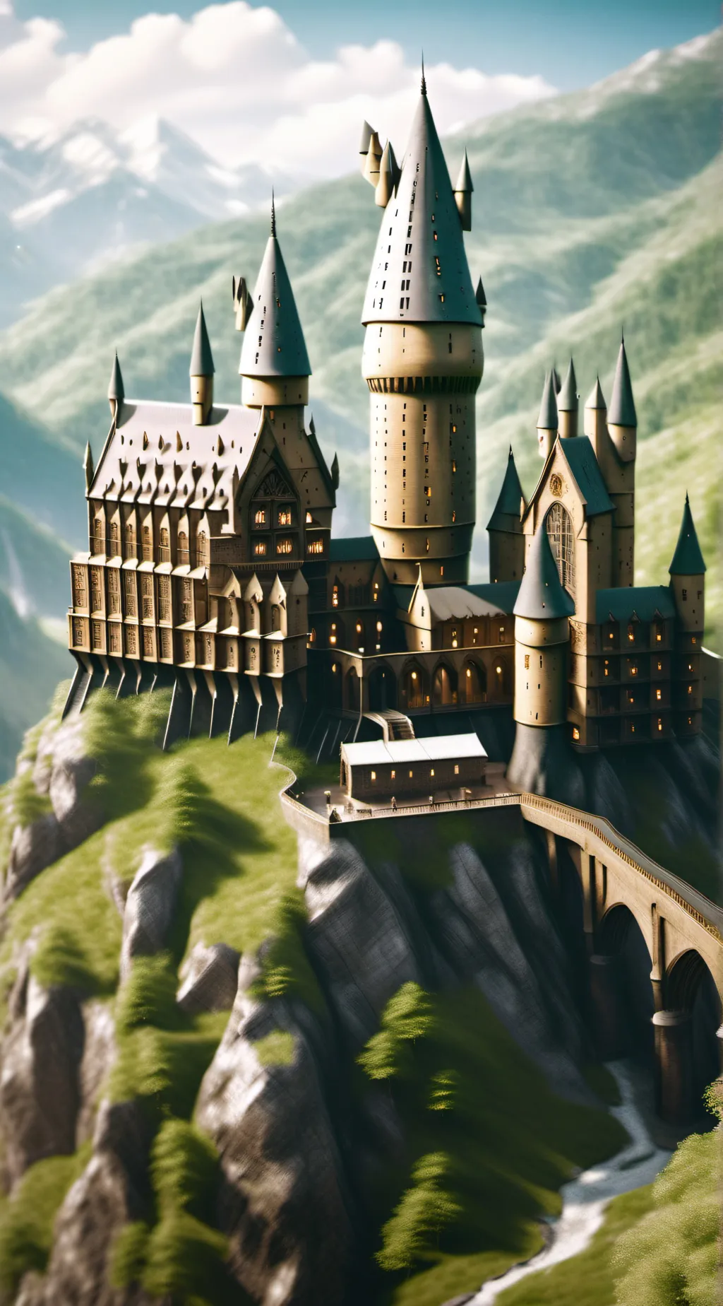 ai character: Hogwarts background