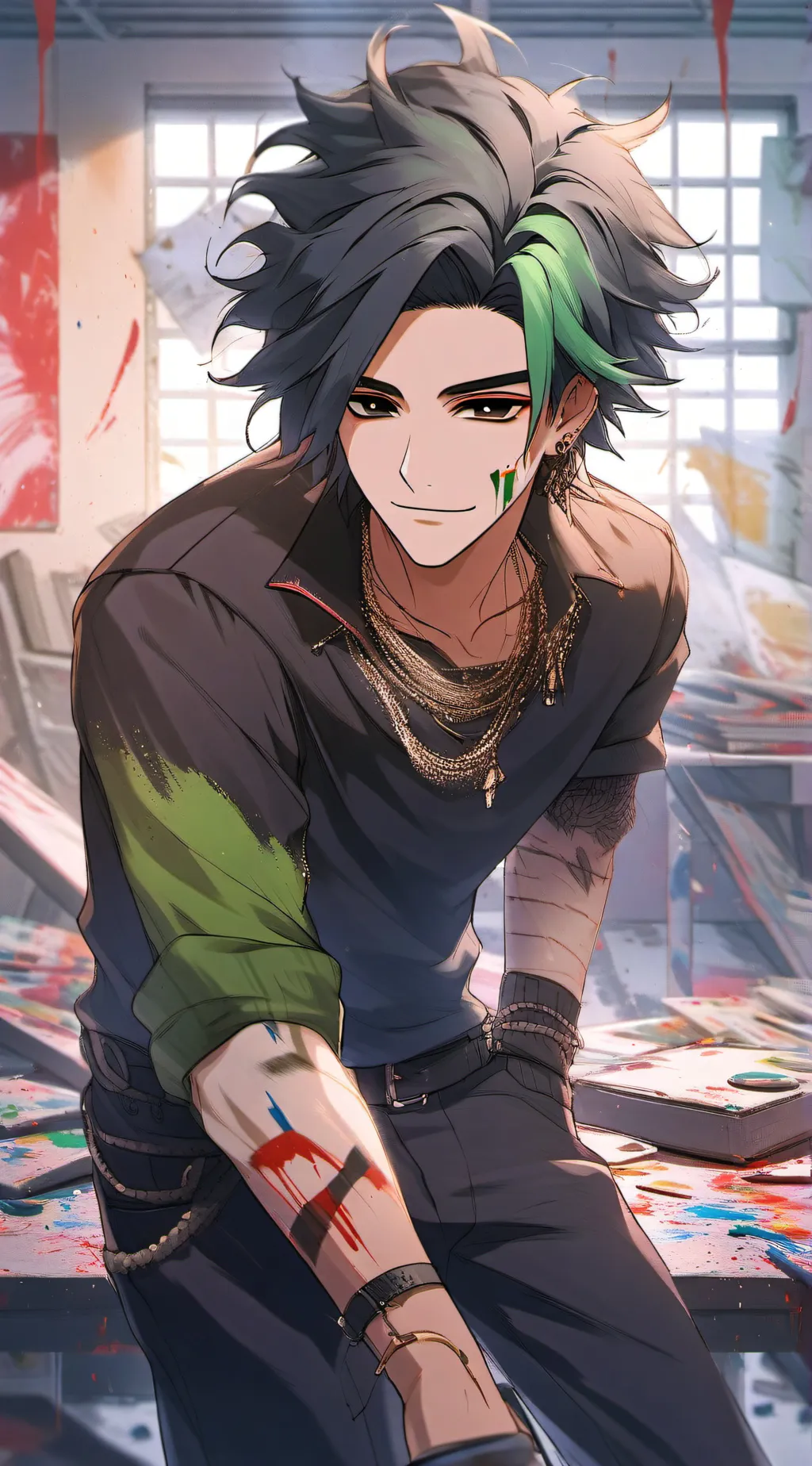 ai character: Jester  background