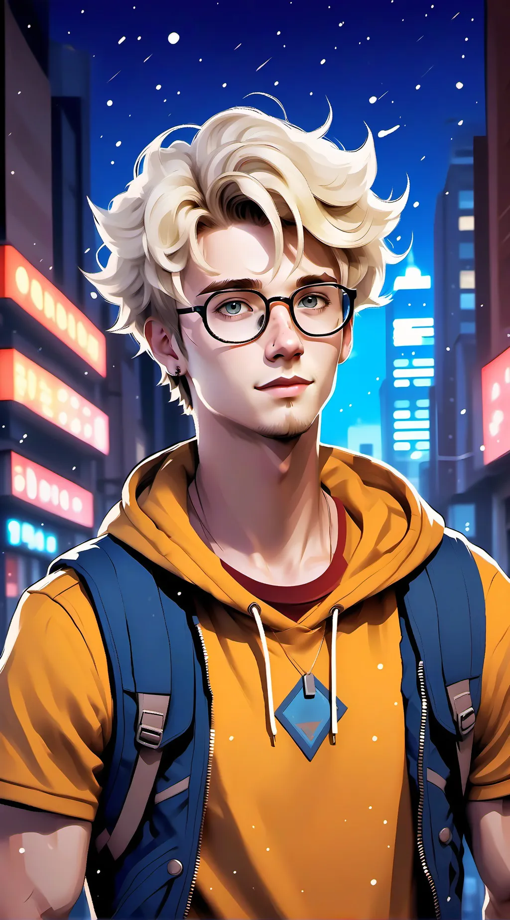 ai character: colby golbach  background