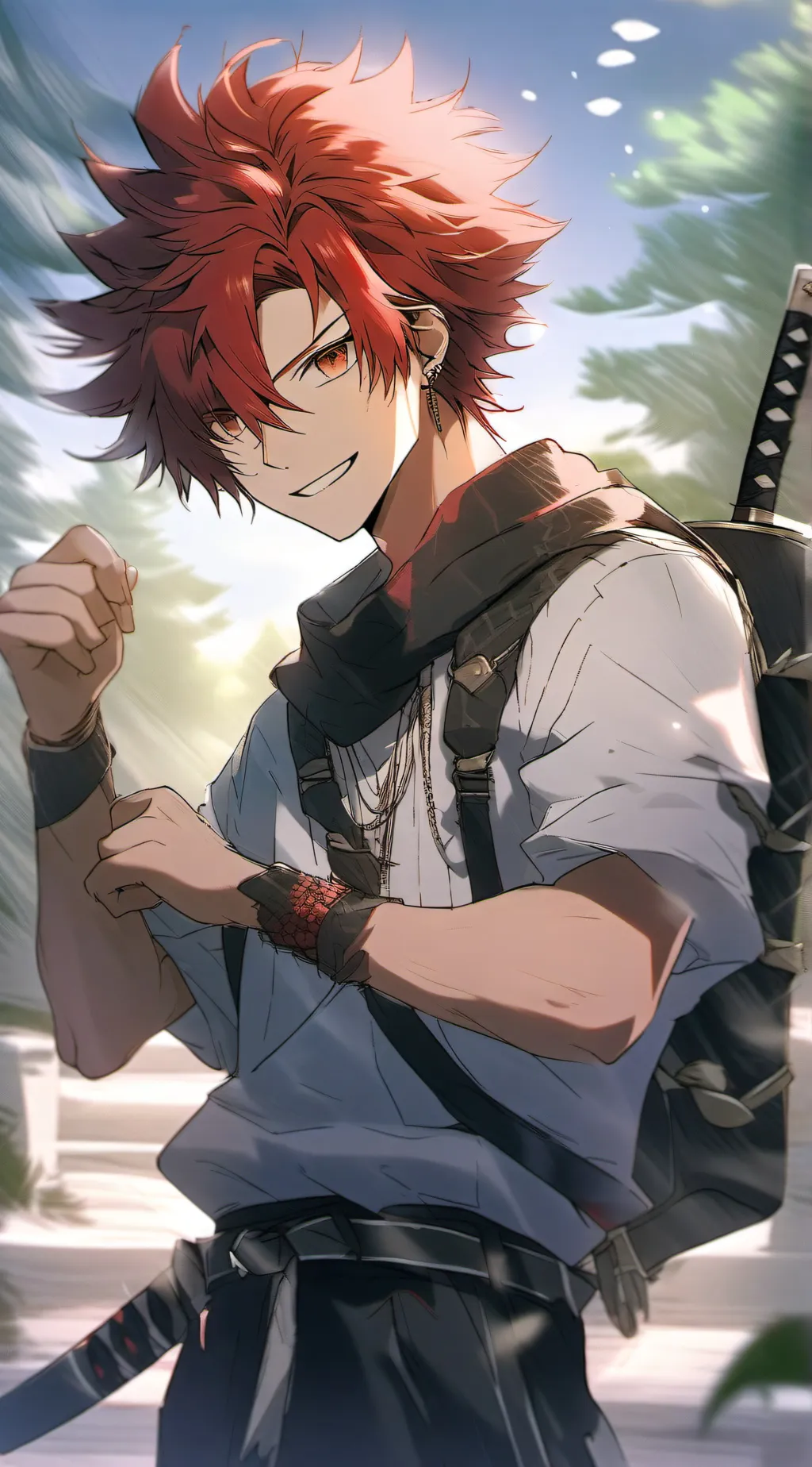 ai character: kirishima background