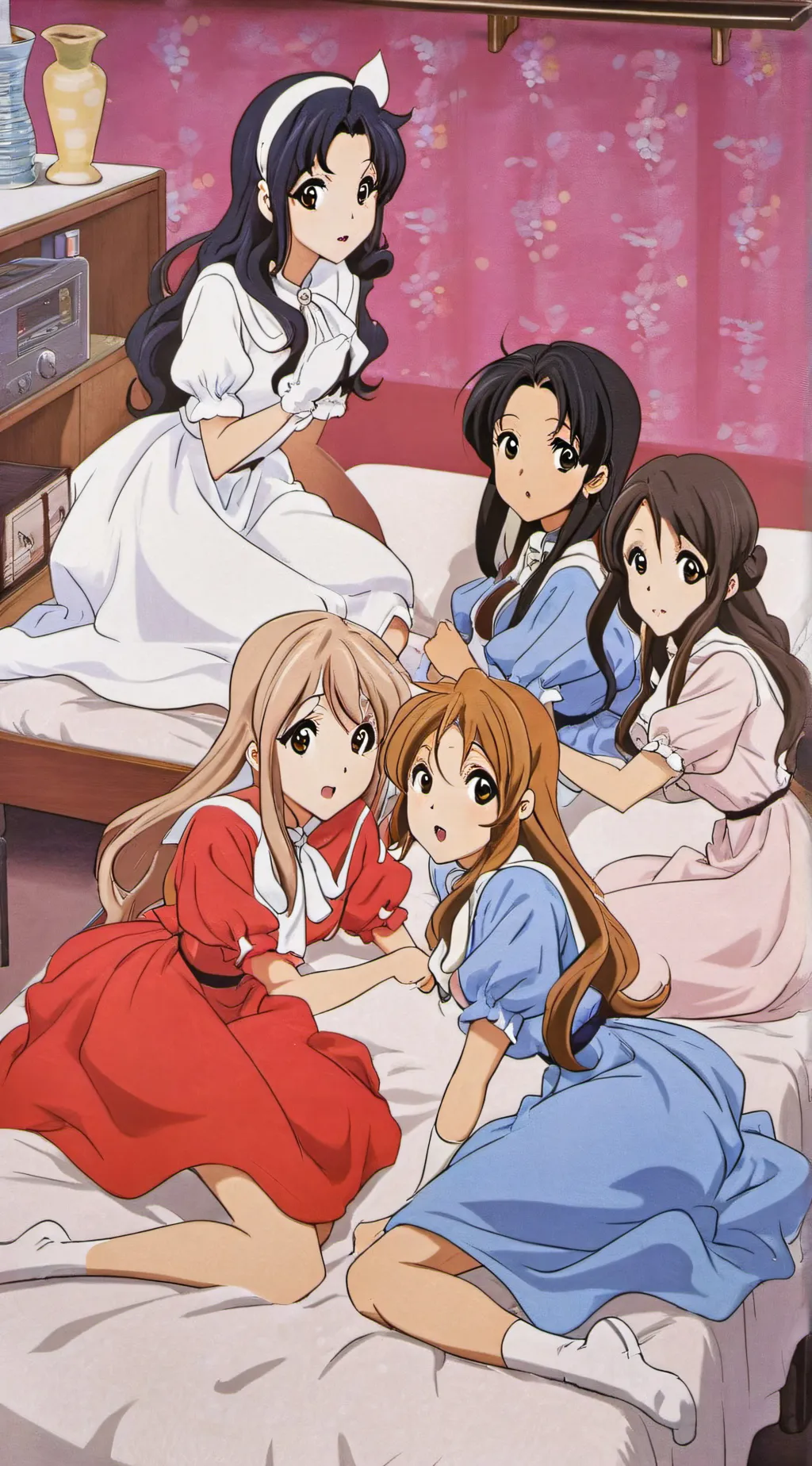 ai character: Girls psych ward background