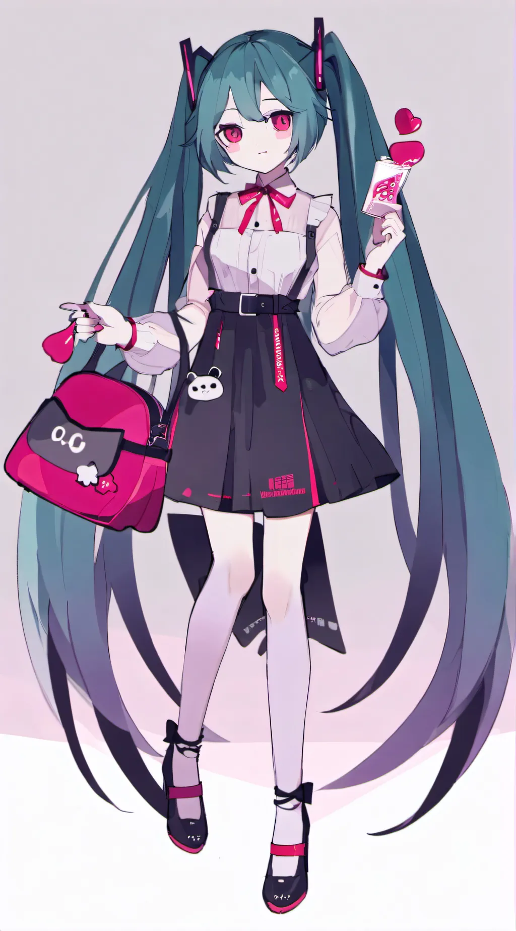 ai character: miku background