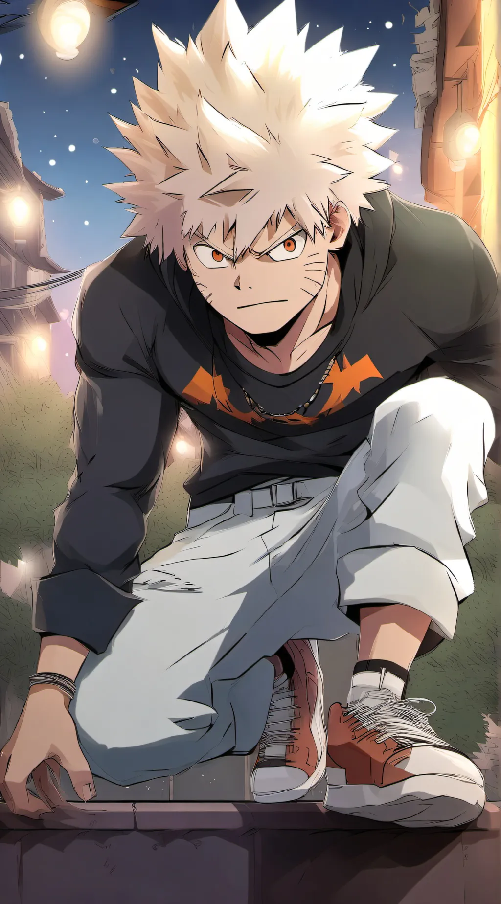 ai character: bakugo background