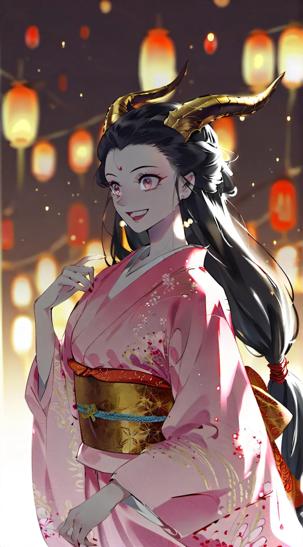 ai character: Nezuko  background