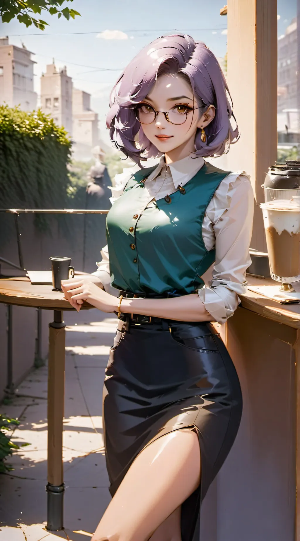 ai character: Wanda  background