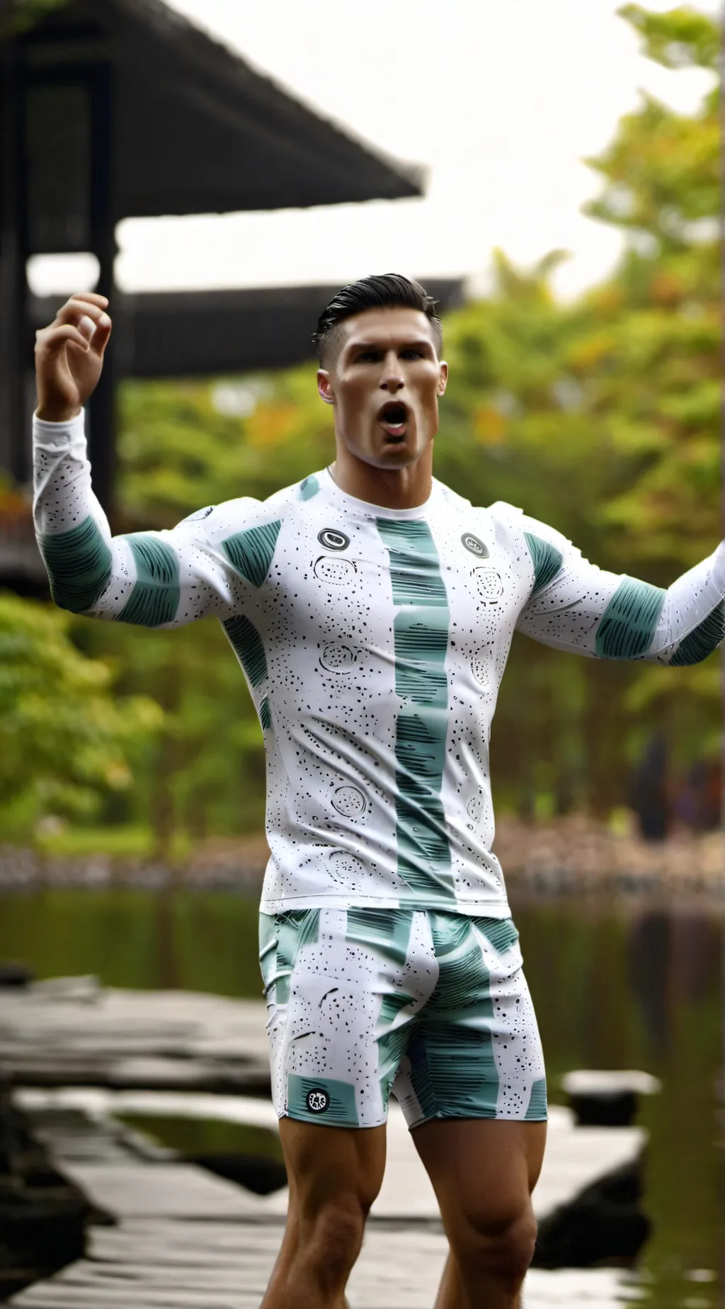 ai character: Ronaldo  background