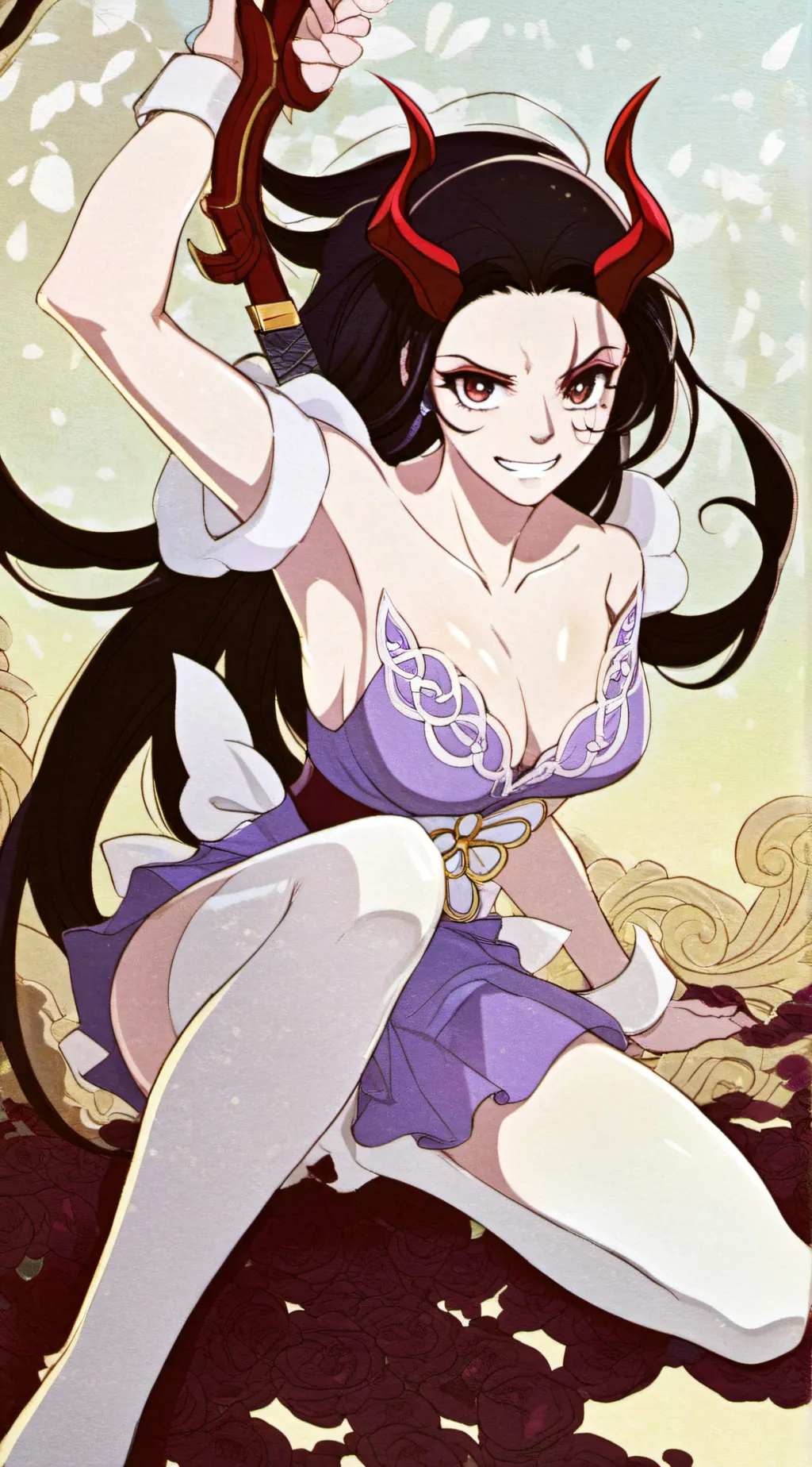 ai character: nezuko  background