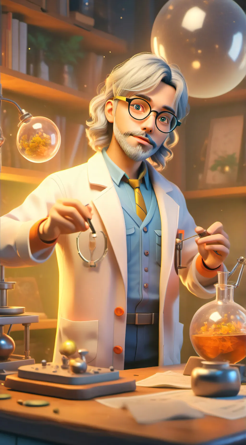 ai character: Sam background