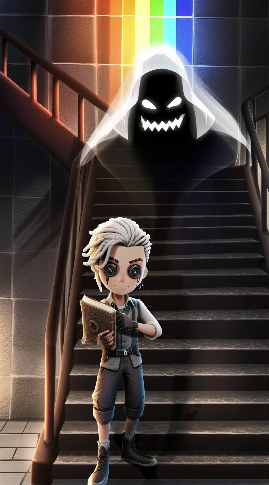 ai character: rainbow friends! background