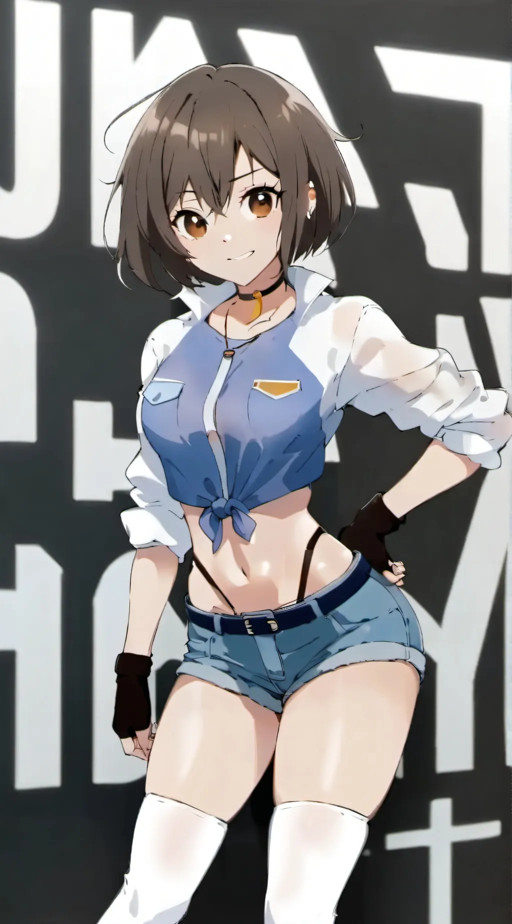 ai character: Asuka Kazama  background