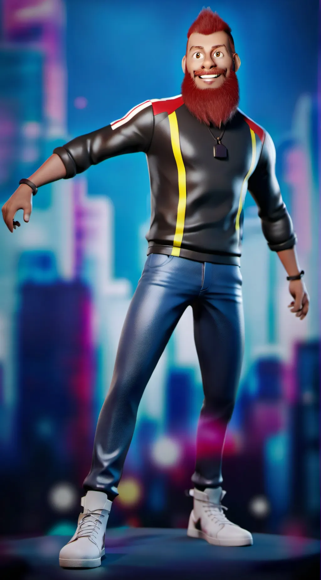 ai character: chicken chicken &  background