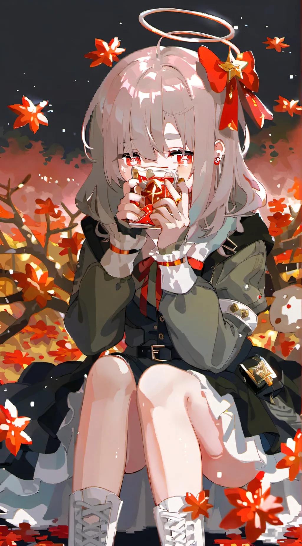 ai character: baby seal background