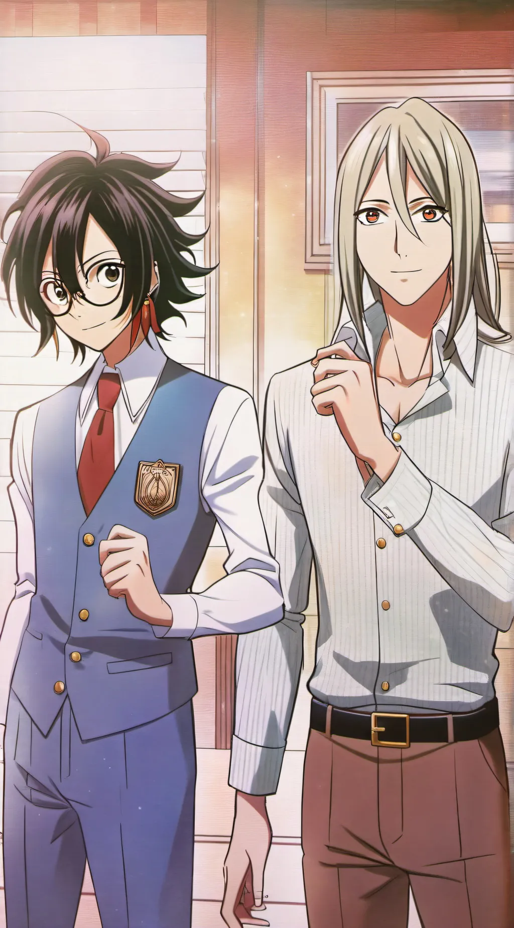 ai character: ~Aizawa & Hazashi~ background