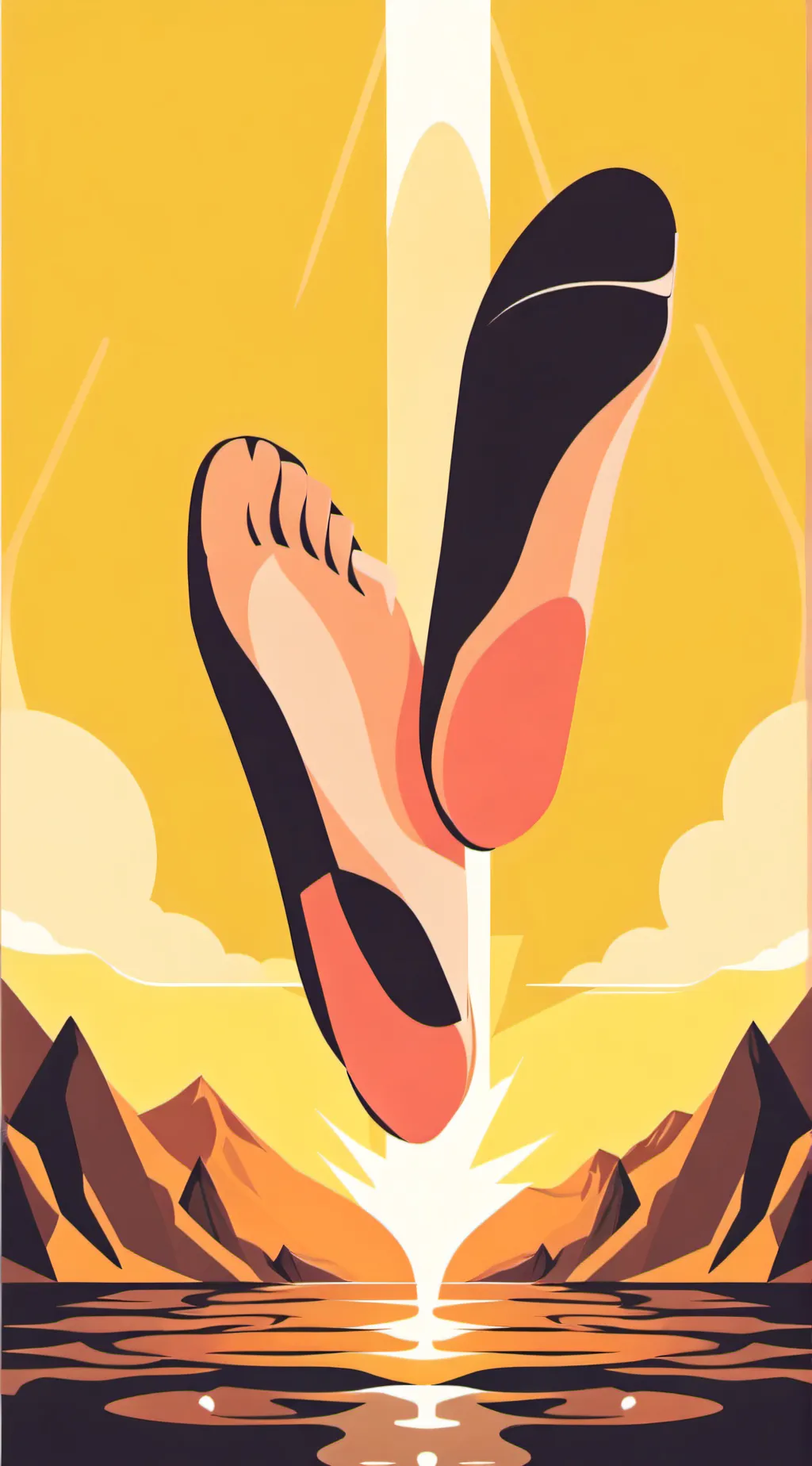 ai character: feet finder  background
