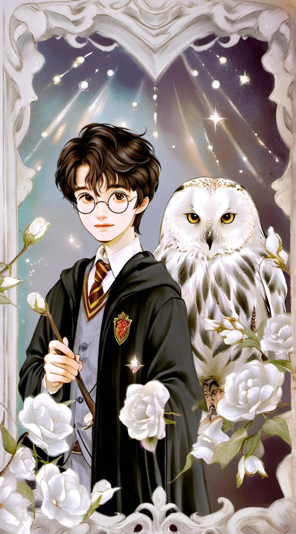 ai character: harry potter background