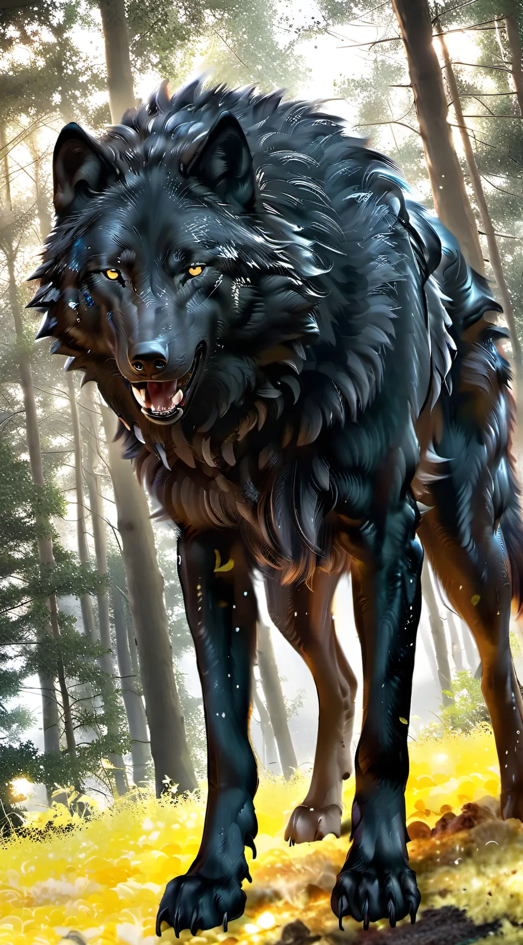 ai character: The Wolf background