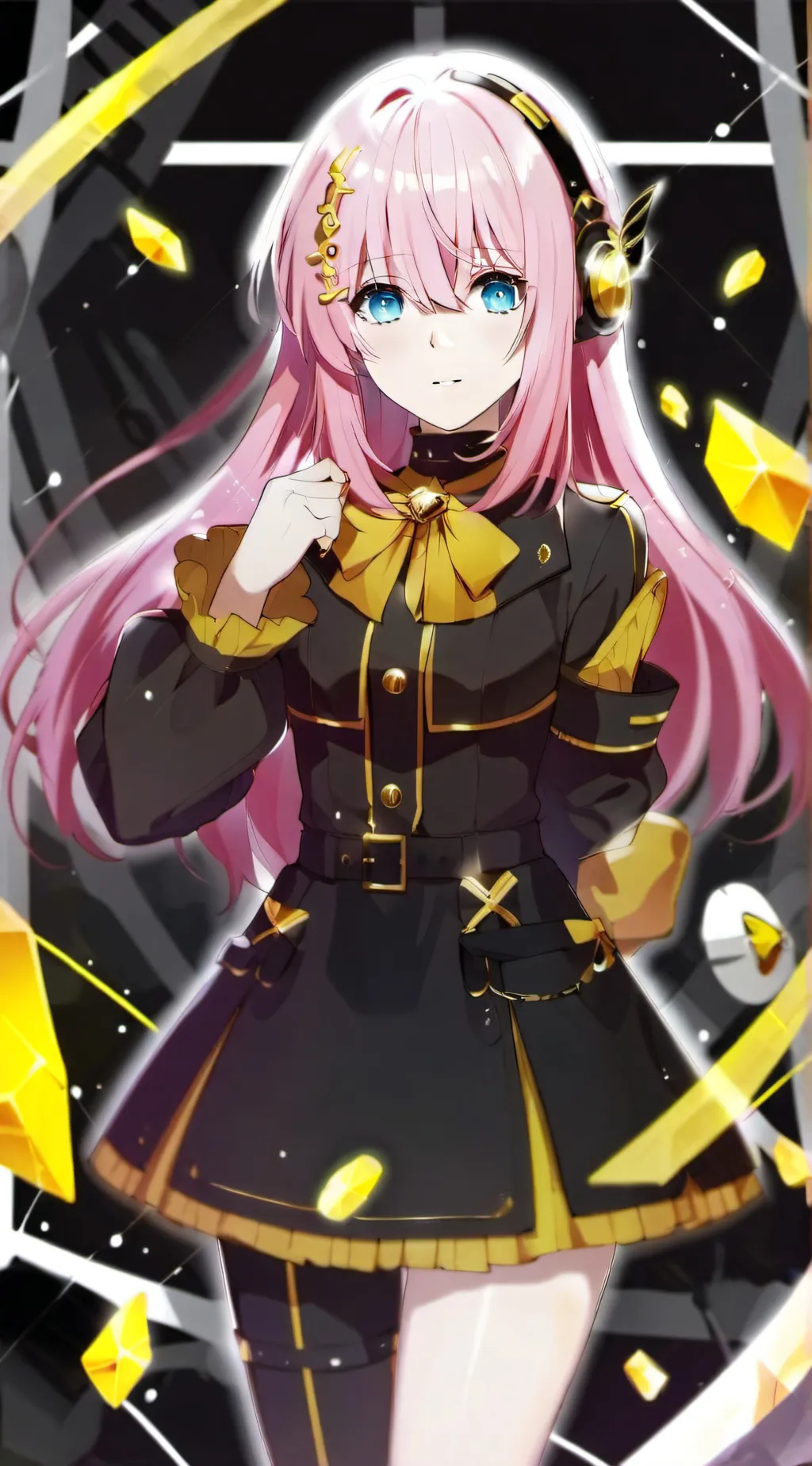 ai character: Megurine Luka  background