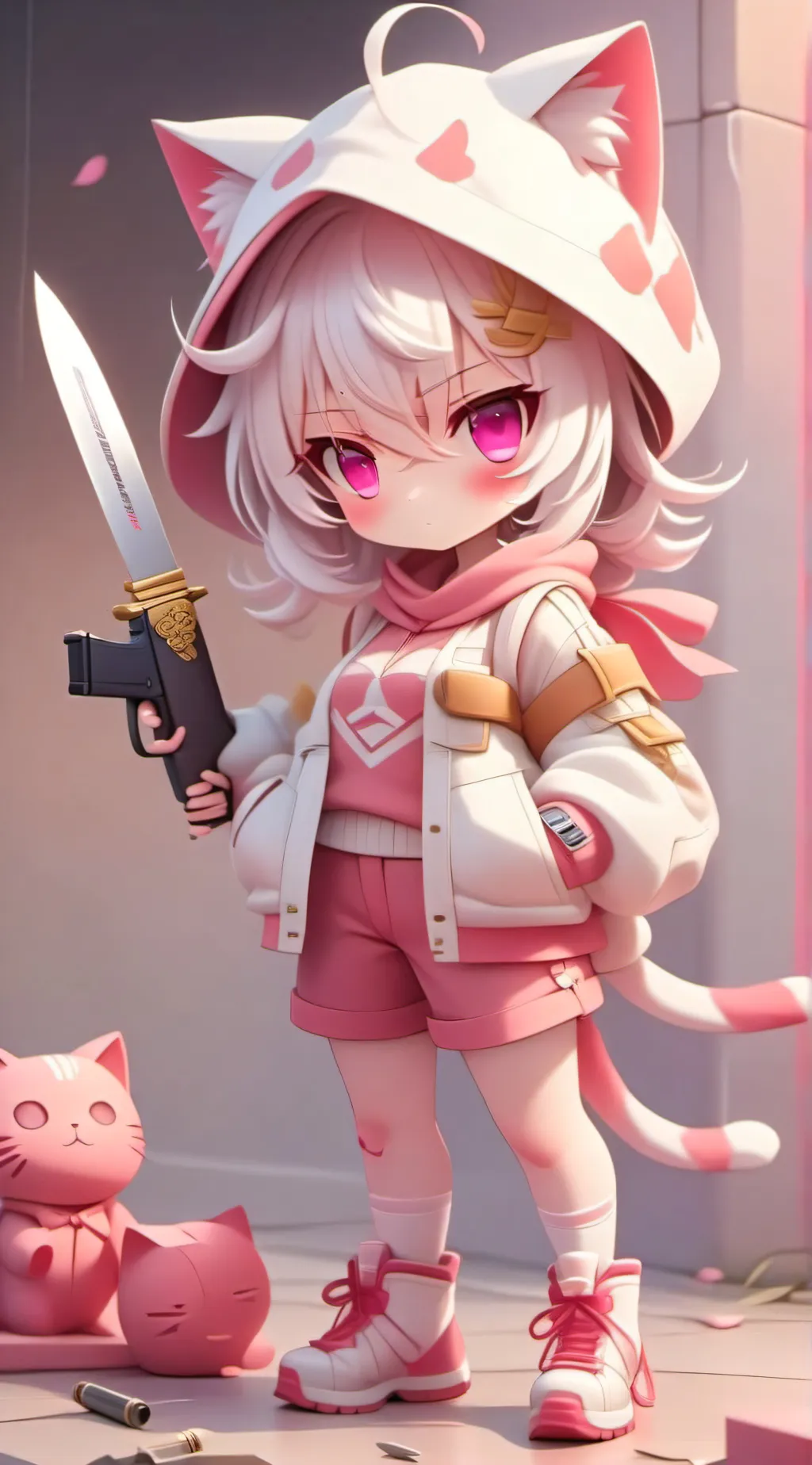 ai character: UWU CAT INFECTON background